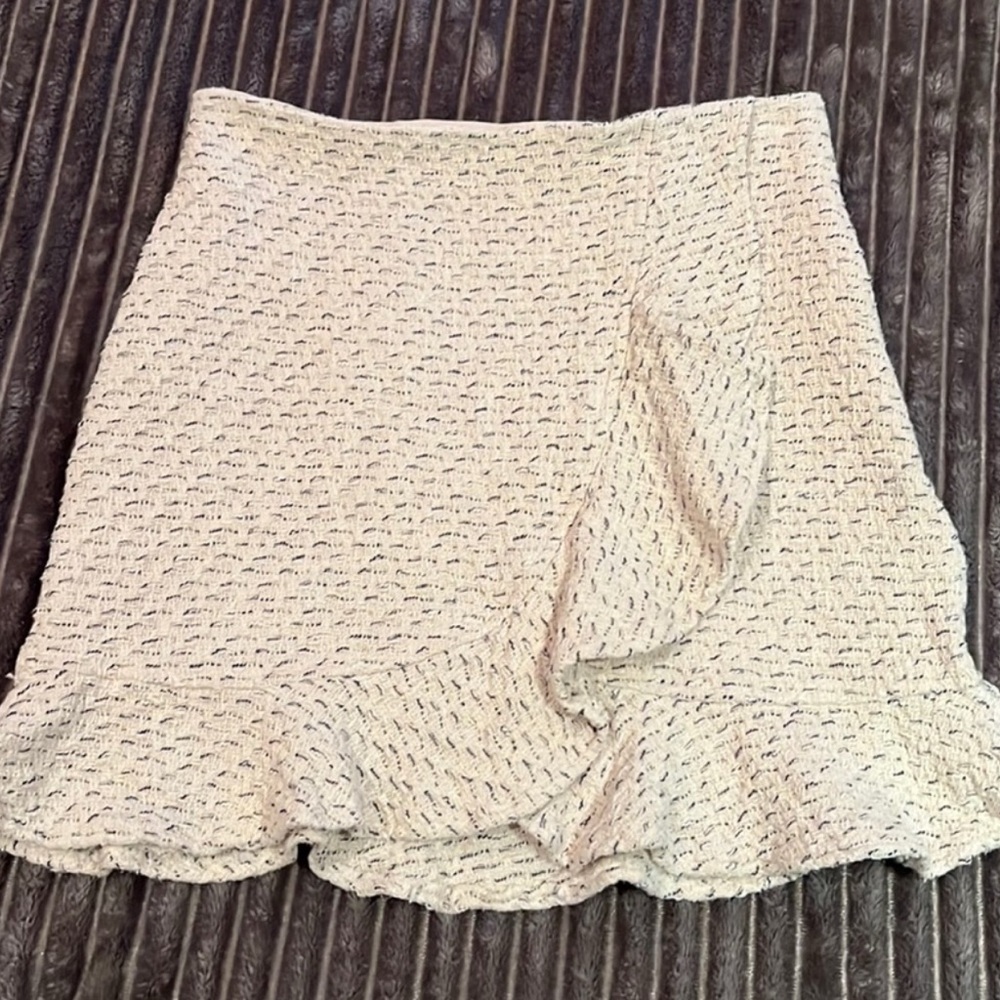 Express High-Waisted Ruffle Skirt